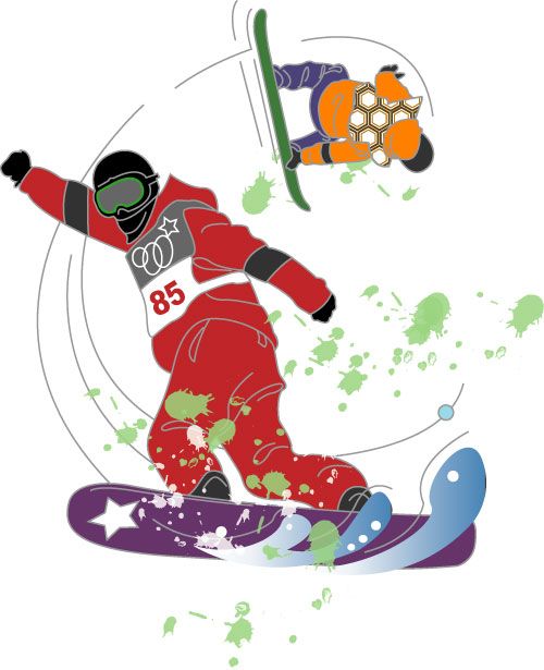 スノーボードイラスト Noguchi S Worldへようこそ 楽天ブログ