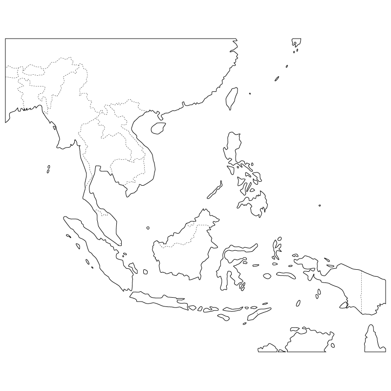 トップ100 東 アジア 地図 フリー ただぬりえ