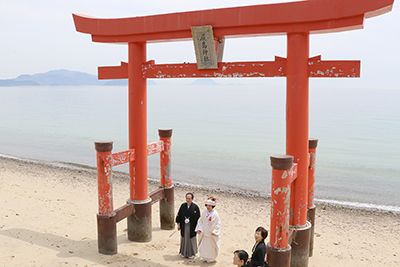 周防大島の厳島神社で初めての結婚式 お絵かき人のぼんやり日記 そんな おいらの 楽天ブログ