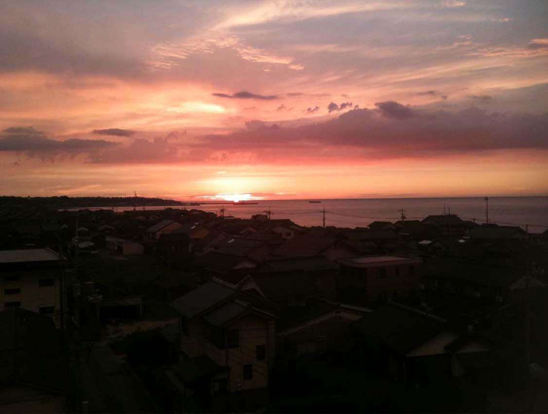 夕日３