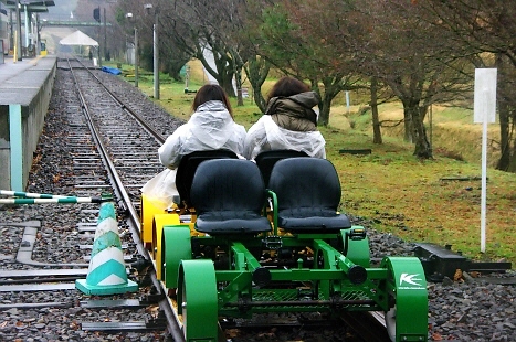 252.モーターカーの次は足踏み式のトロッコです