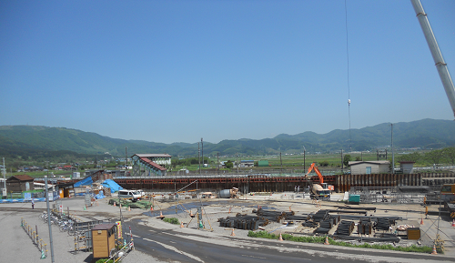 北海道新幹線新函館（仮称）駅北側（H25.6）