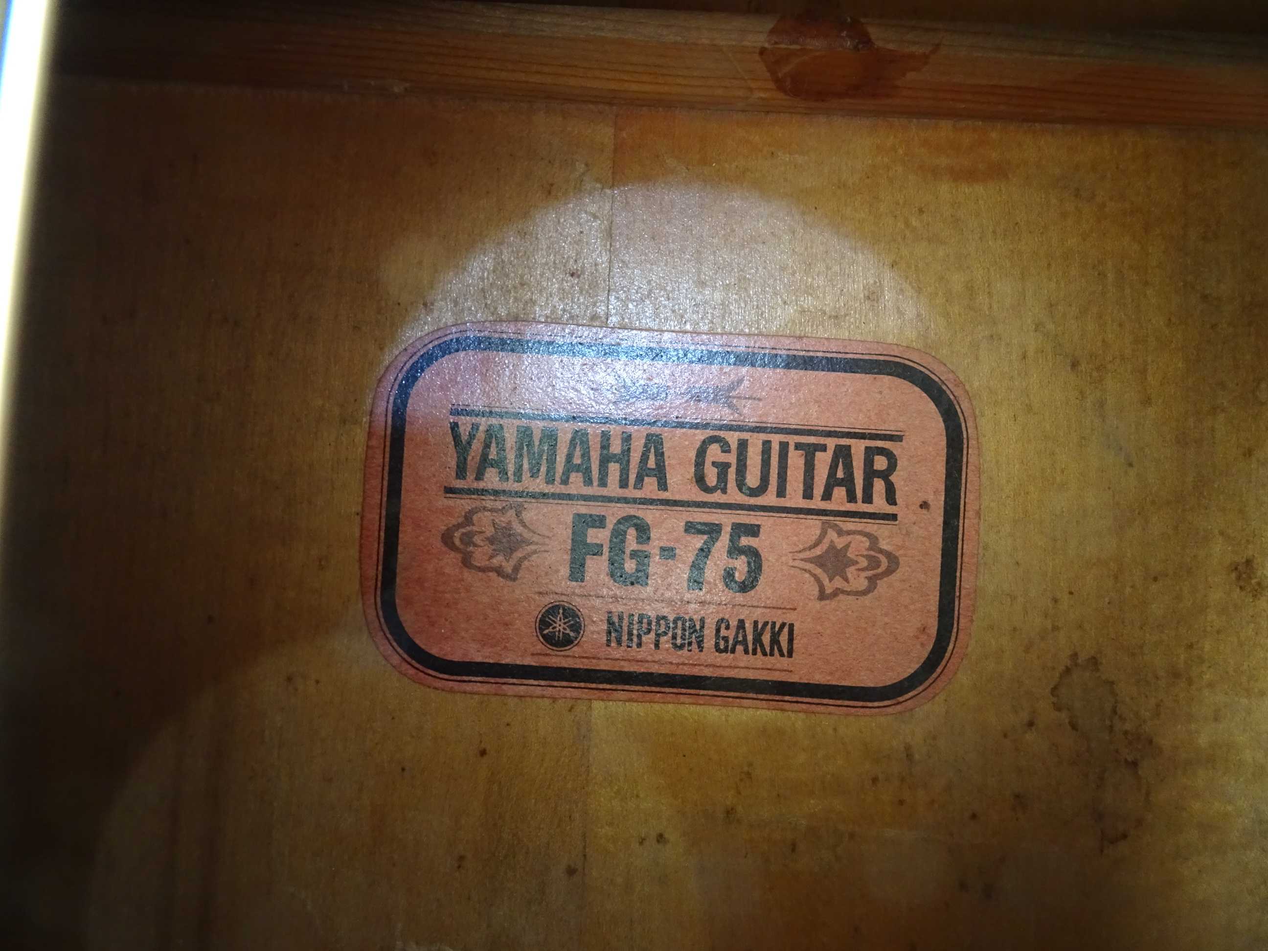 🌸YAMAHA FG75 赤ラベル 再生リペア | 青春のギターリペア K2