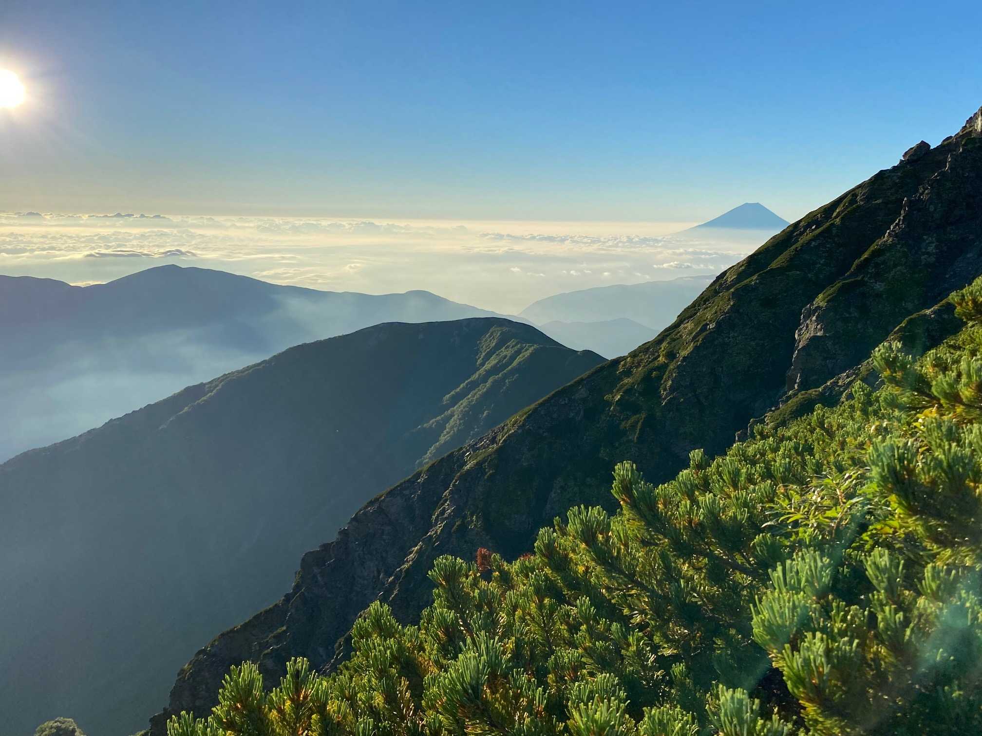 北岳（3193m・日本百名山・山梨百名山・新花の百名山 ）の夏（3）絶景 | 醍醐山と下部（しもべ）温泉 - 楽天ブログ