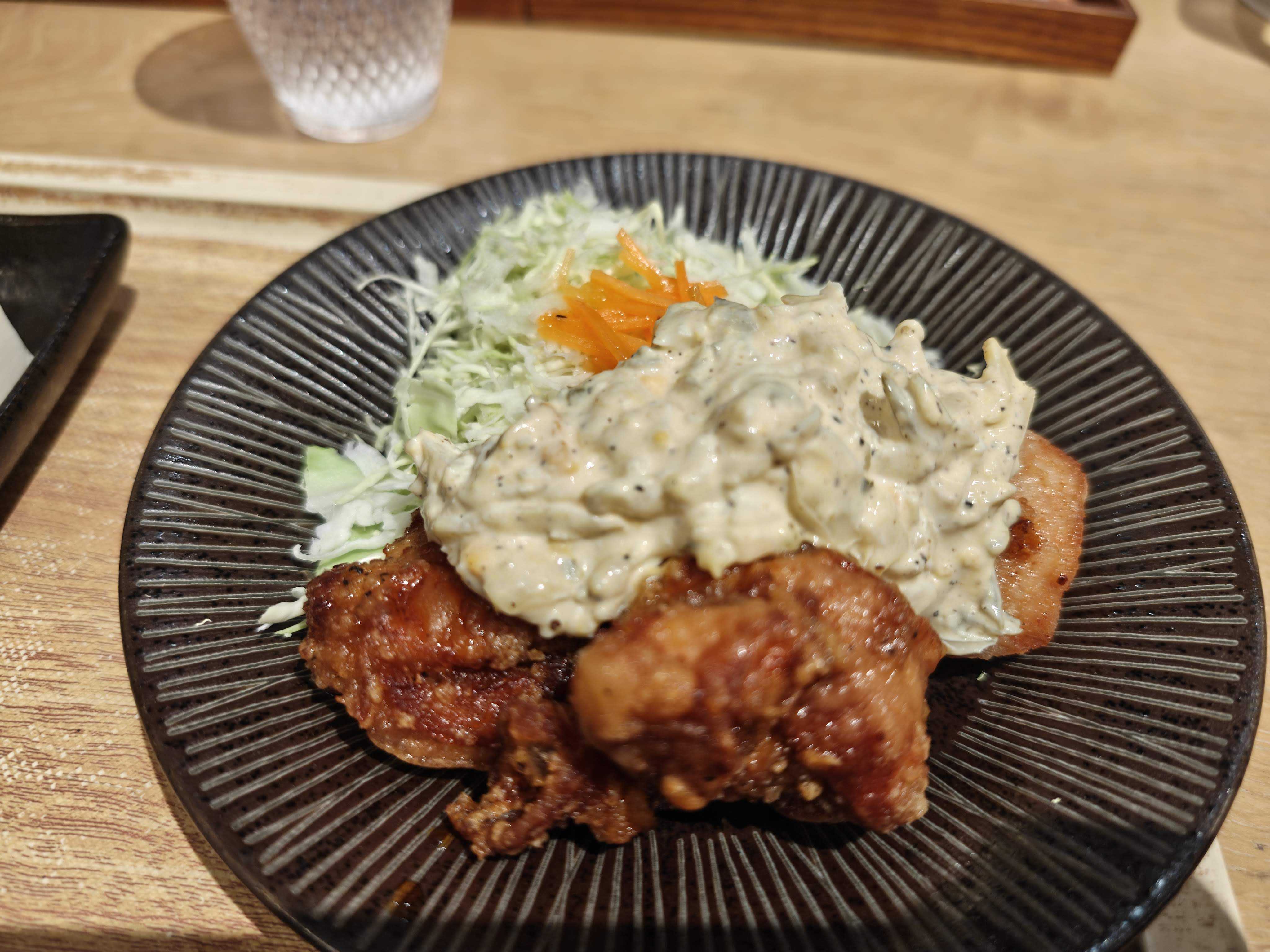 福島屋食堂 虎ノ門ヒルズ　ひとりランチ　鶏南蛮唐揚げ定食