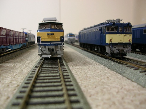 EF66  EF64  新鶴見機関区　貨物　基地　鉄道模型