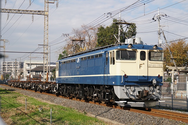 EF65 1104牽引 高崎チキ工臨 & EF210-135牽引 日鐵チキ工臨4
