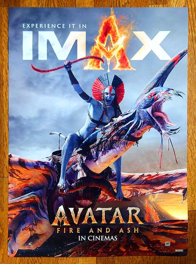 4DX版ポスター 『アバター ファイヤー・アンド・アッシュ』 2025.12