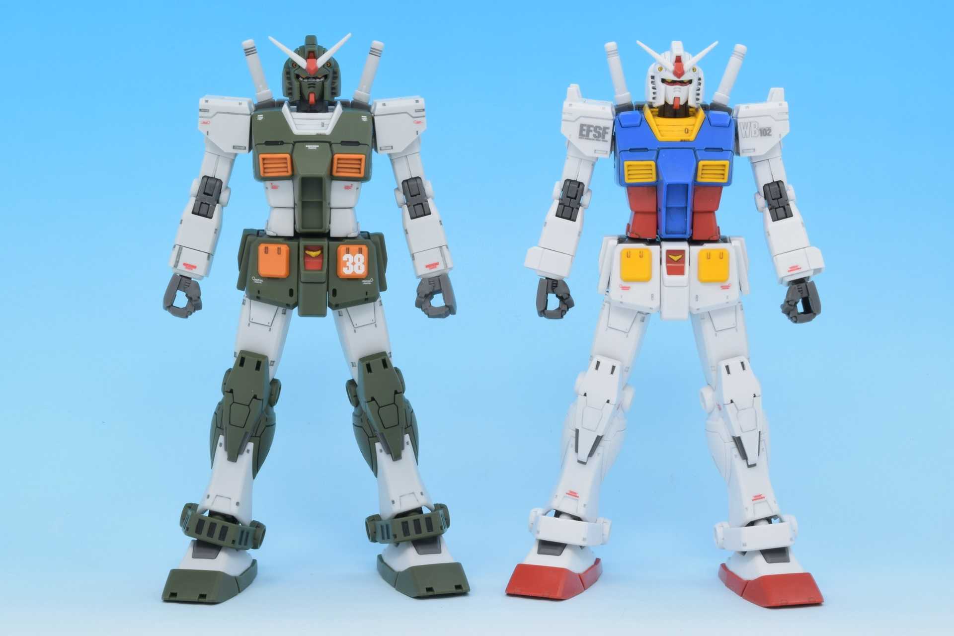 期間限定出品　オリジン版 ガンダム＆フルアーマーガンダム セット　ガンプラＨＧ THE ORIGIN』版HGガンダムをベースに新規設計。MSDシリーズから