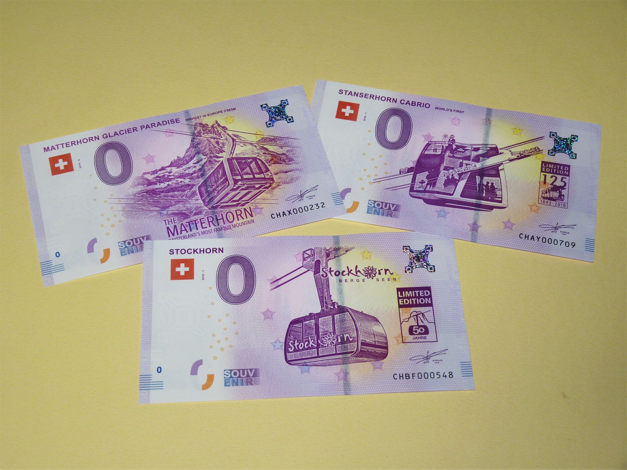 ロープウェイがデザインの０ユーロ紙幣 頭の中はロープウェイ 楽天ブログ
