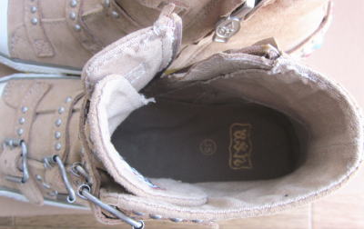 ASH／VITALIS 本革ハイカットスニーカー ベージュ 35(22.5～23cm) 22050円→50%OFF 11100円+送料630円BRANDS for FRIENDS5.JPG
