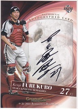 2013BBM9・26決戦 2001 近鉄VSオリックスセット　古久保健二　直筆サインカード