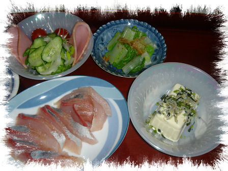 ７／１夫の夕飯