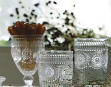 Glass cup Marguerite