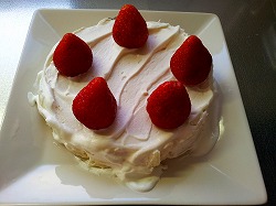 手作りクリスマスケーキ