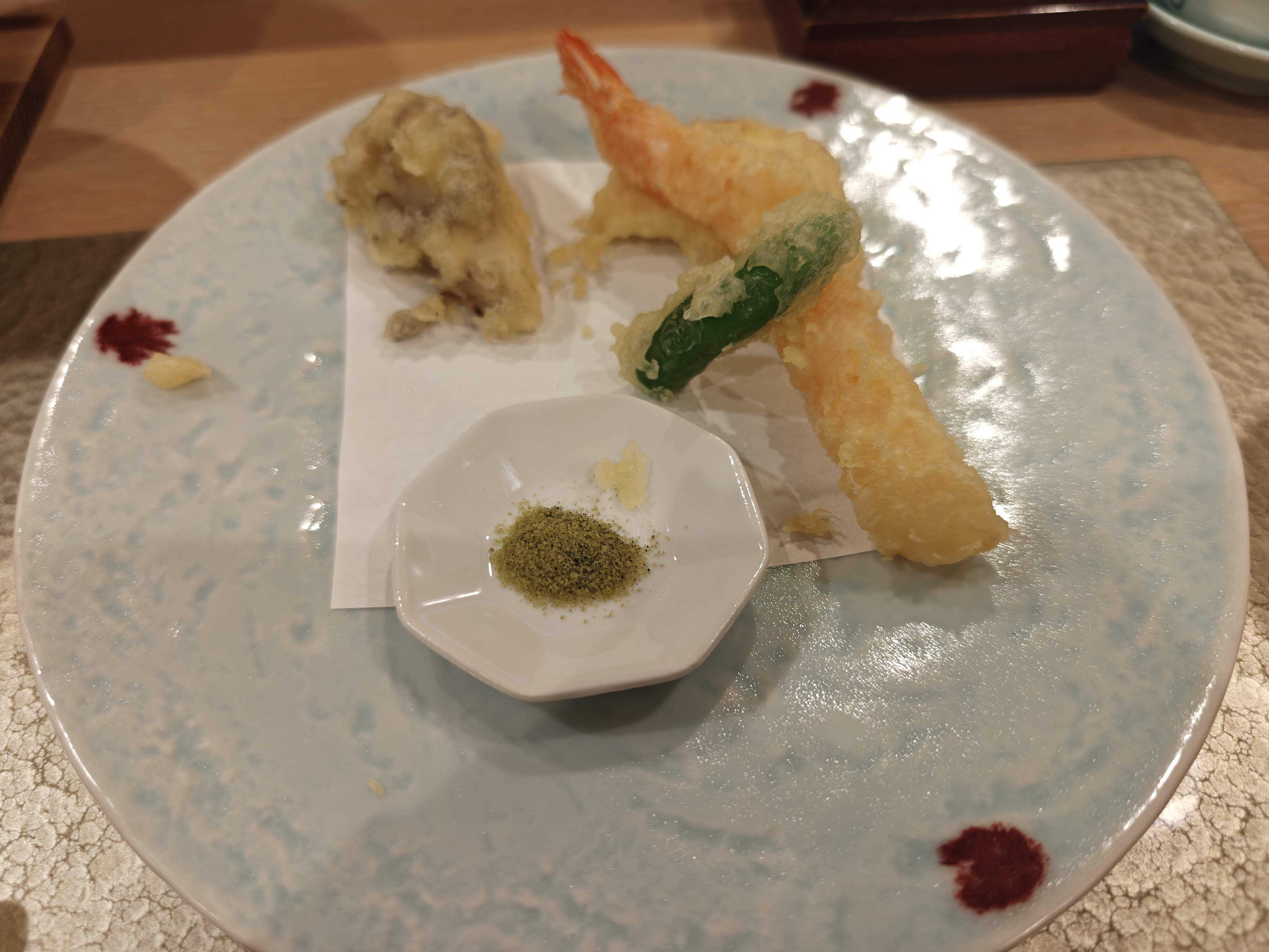 湯の川温泉 笑 函館屋　夕食　天ぷら