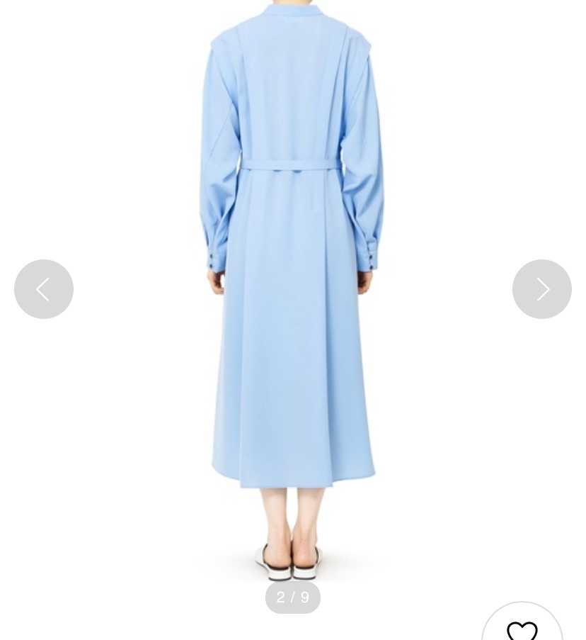 新品タグ付】福原遥さん着用 ルシェルブルーアシンメトリック