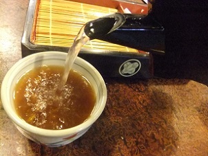 小堀屋本店@佐原のそば湯