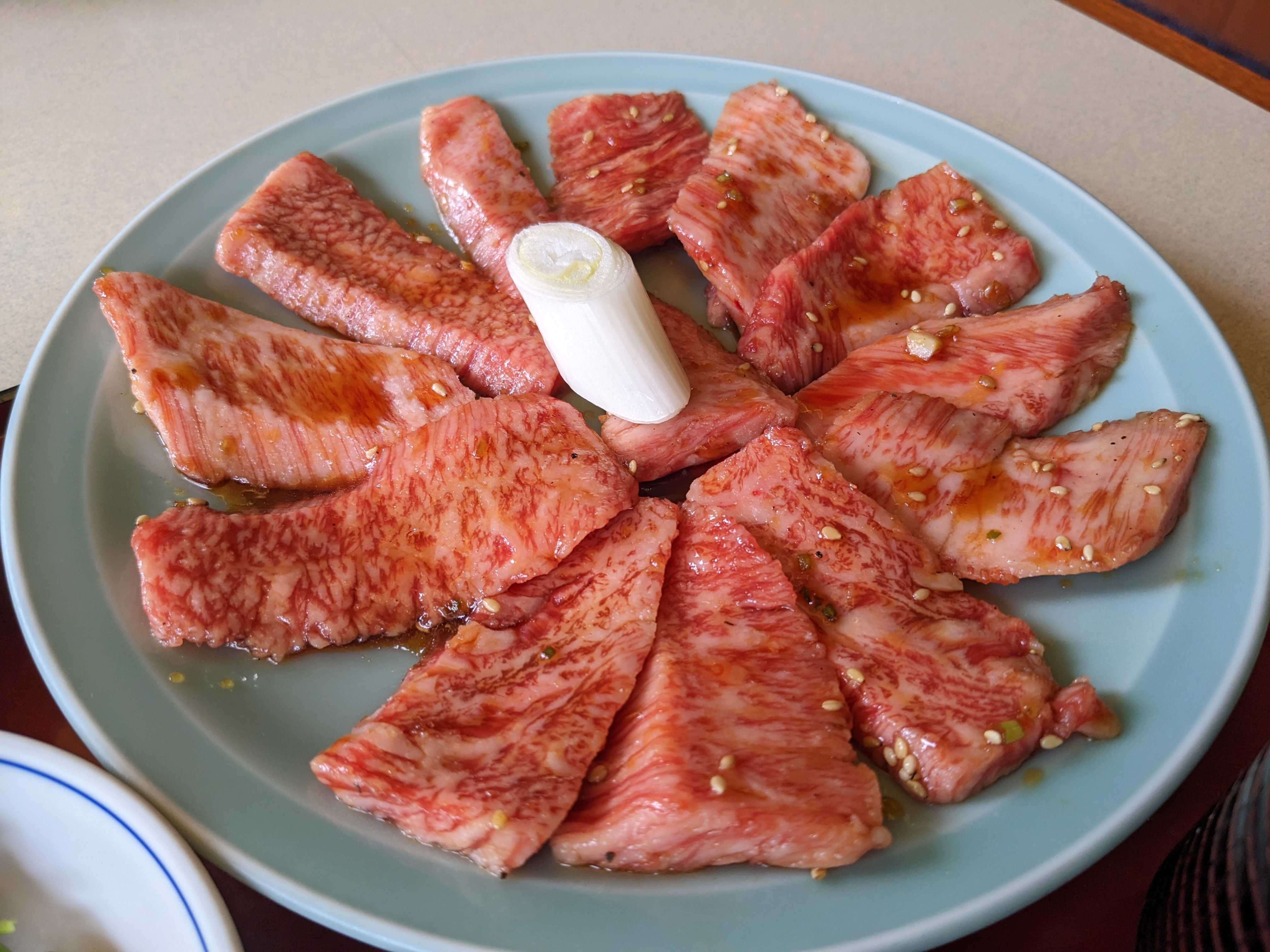 船橋市美福苑　カルビ焼1.5倍セットランチ