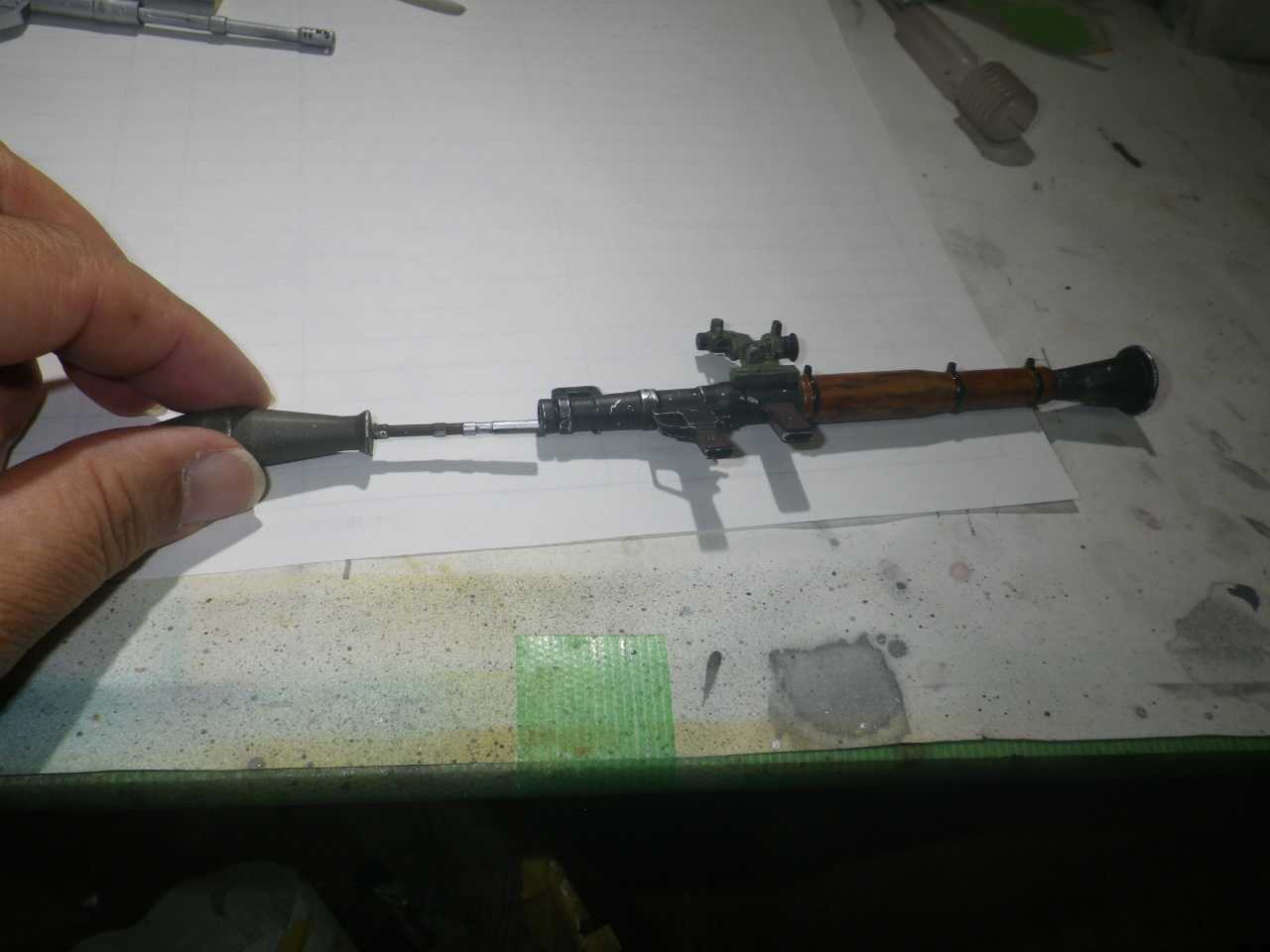 RPG7　１/１スケール模型　全長約130㎝ ミリタリーショップ レプマート / プラモデル RPG-7 ロケット