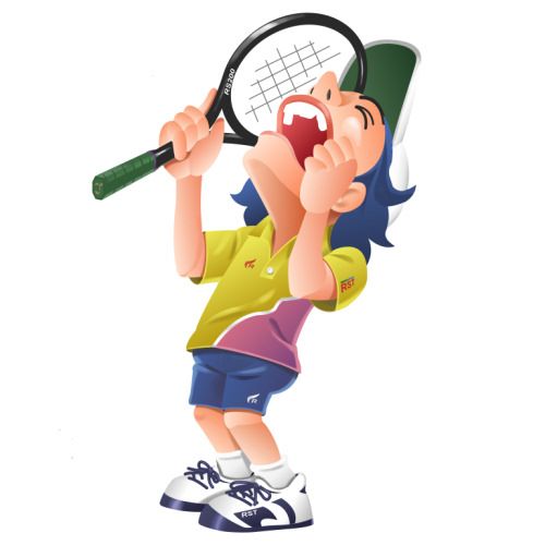 テニスイラスト素材 Noguchi S Worldへようこそ 楽天ブログ