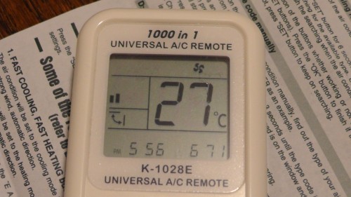CHUNGHOP K-1028E UNIVERSAL A/C REMOTE