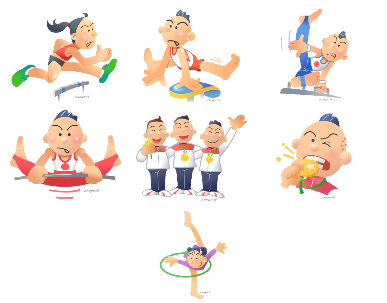 スポーツイラスト 体育の日イラスト 体操イラスト Noguchi S Worldへようこそ 楽天ブログ