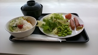 日本最後のお食事は空港で