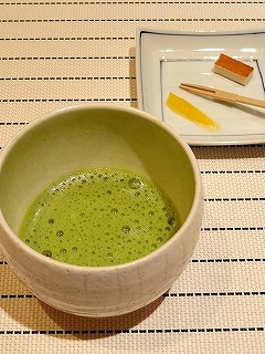 日本料理　綾　AYA　料理　抹茶