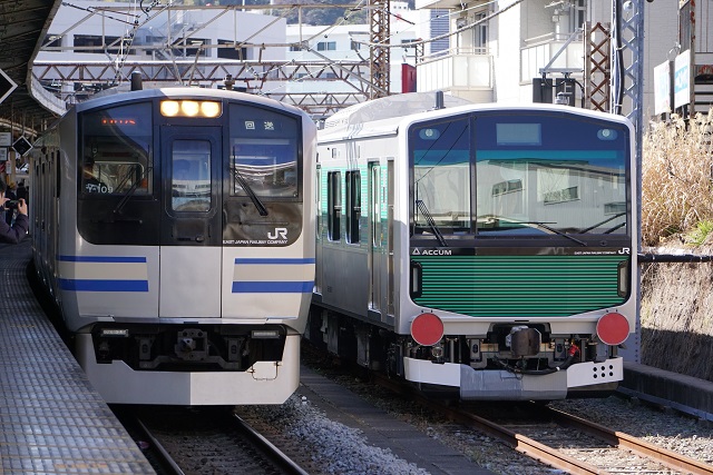 DE10 1576 & EF65 2081牽引 烏山線用 EV-E301系(V2編成～V4編成)甲種3