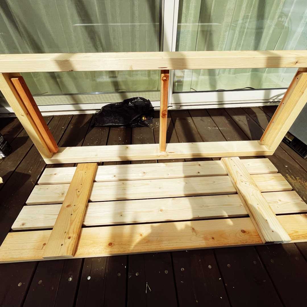 ウッドデッキサウナDIY 14 サウナ ベンチ | クマラ街道blog - 楽天ブログ