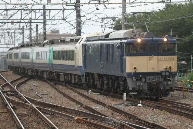 EF64 1031牽引485系3000番台R22編成 廃回4