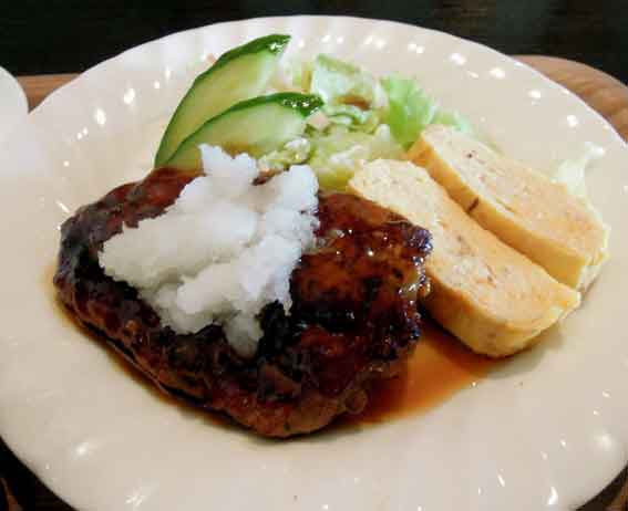 シェフの「おろしハンバーグ」-2♪