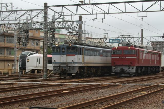 水戸ホキ工臨 EF81 98☆ 牽引 返却2