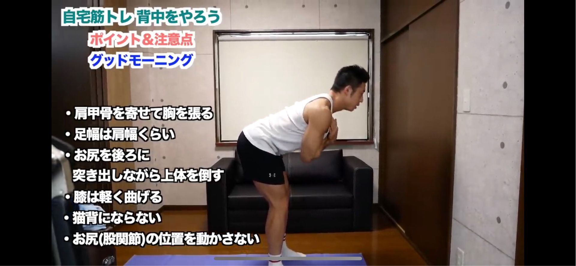昨日に引き続きなかやまきんに君のきんにくtvで肩腕背中トレ ニッポンのオッさんがいろいろ運動やってみたことのご報告 楽天ブログ