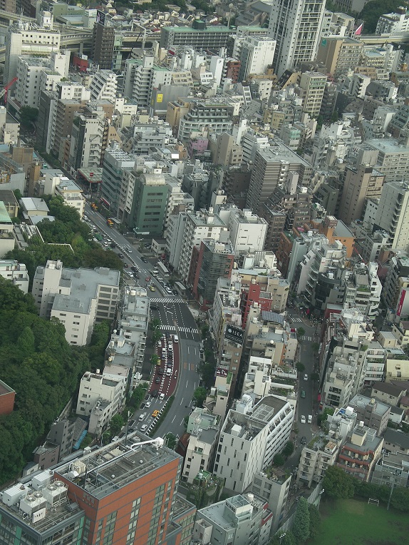 六本木ヒルズ展望台からの眺め