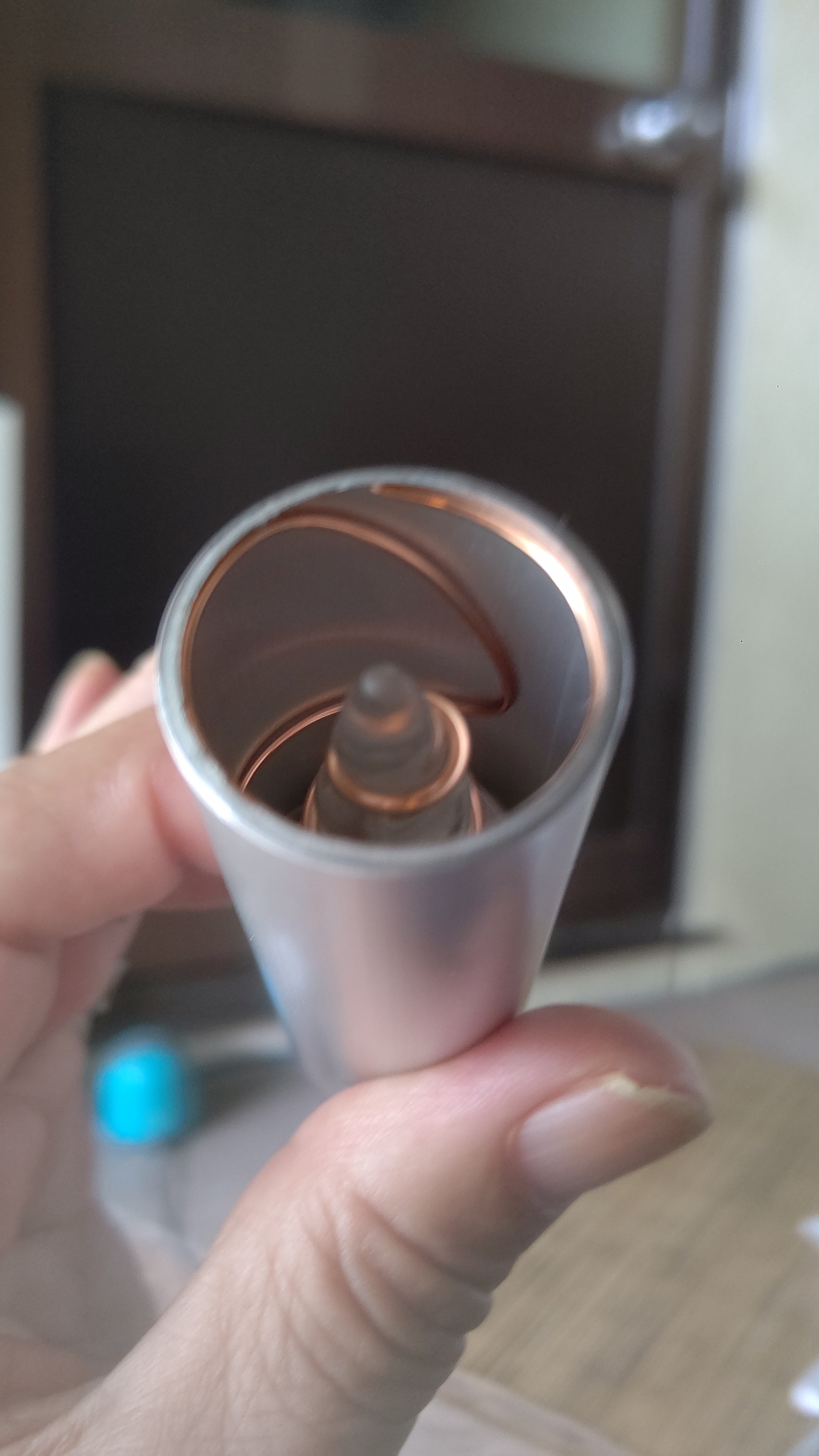 労宮開穴具の完成品　スキッドコイル　Squid Coil