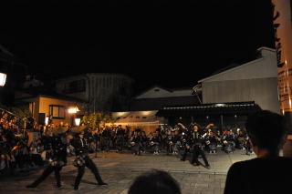 風の盆　前夜祭・鏡町