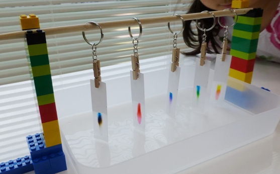 水性染料のペンの色を分ける