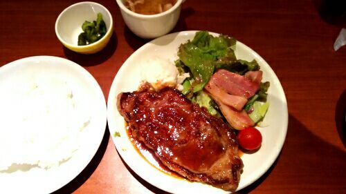 大山ステーキ定食20180917