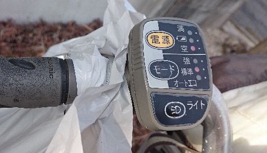 電動自転車。