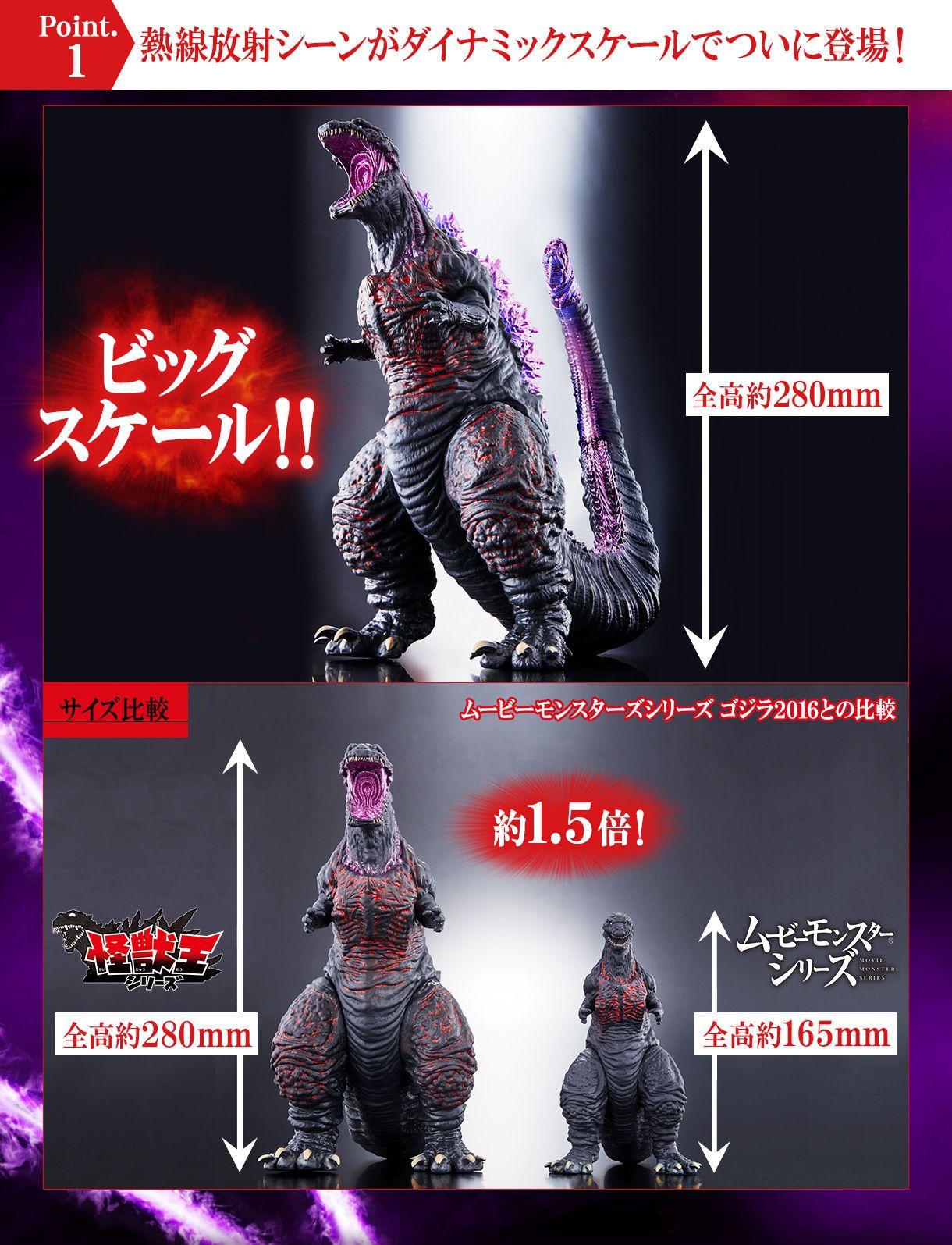 シン・ゴジラ」怪獣王シリーズ ゴジラ2016 クライマックスver