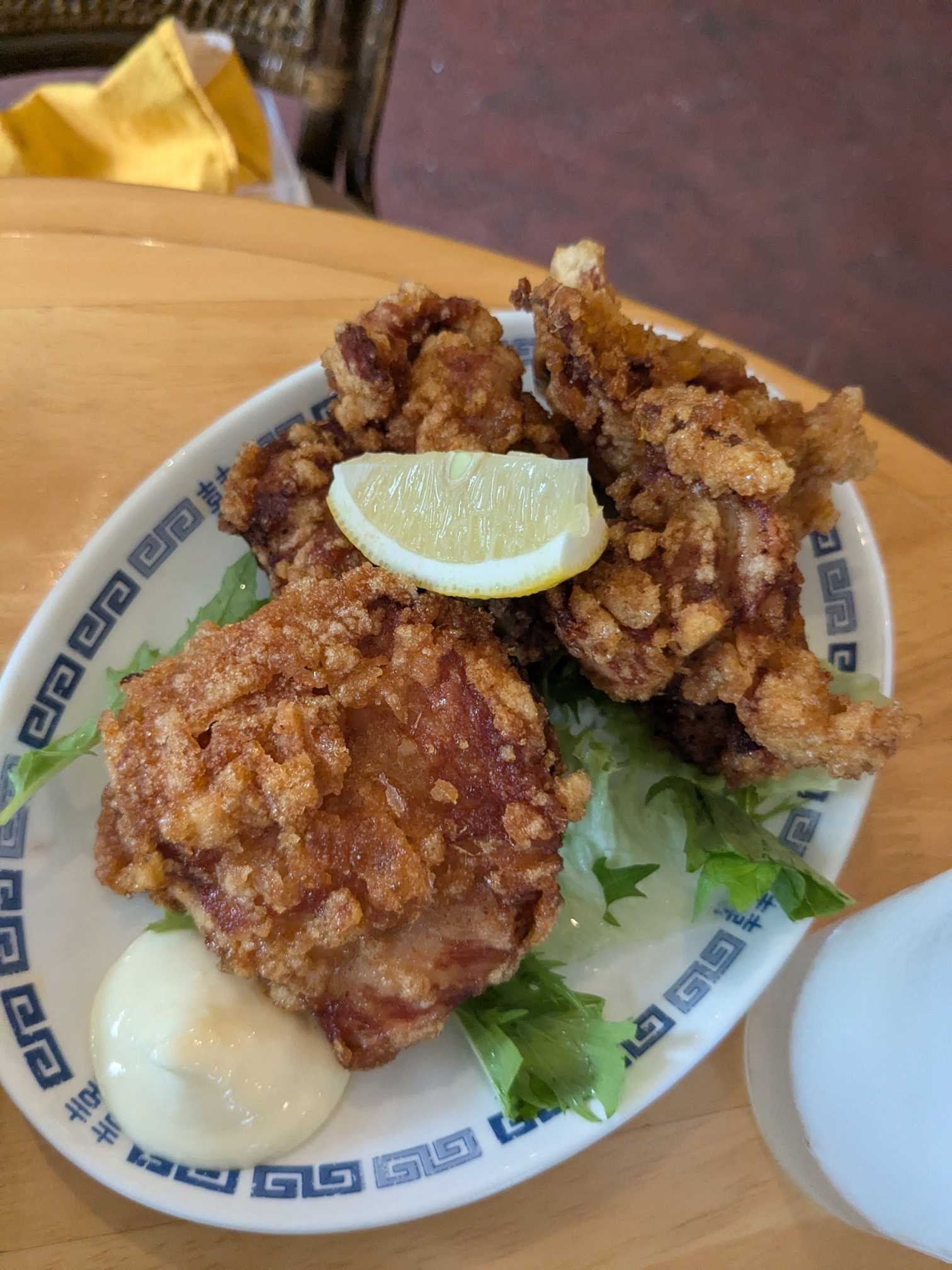 西表島　子連れ夕食　居酒屋がぶまる　鶏の唐揚げ