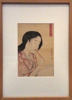 東博10室（9/25～）1：歌麿「北國五色墨」「咲方ヶ言葉の花」など