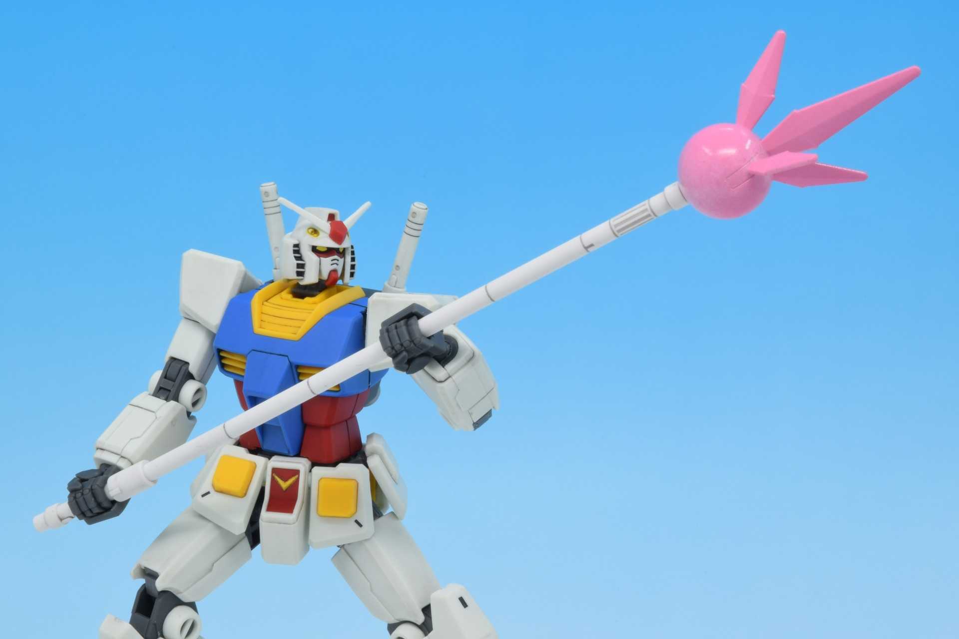 HG ガンダム +武器フルセット 全部のせ ビームジャベリン