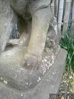 虚空蔵菩薩の狛犬２