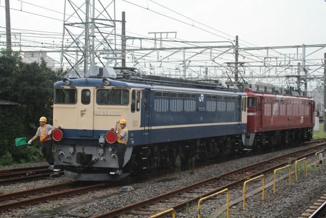 EF81 133牽引EF65 1106廃回 & EF81 81水戸ホキ工臨3