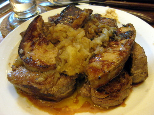 solomillo con foie