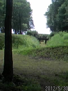 飛山城　２号堀の角