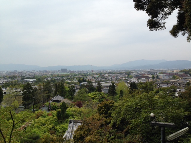 多宝塔から見える京都